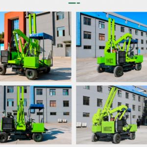 輪式護欄打樁機（小四輪打樁機）